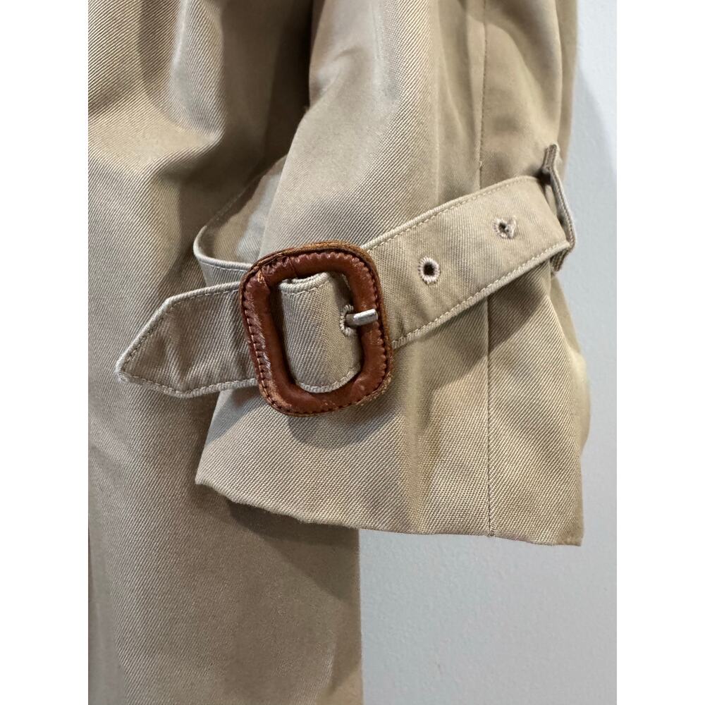 Vintage Burberrys Trench Coat Nova Check Detachable Wool Collar 80s 90s - Read - Picture 6 of 8